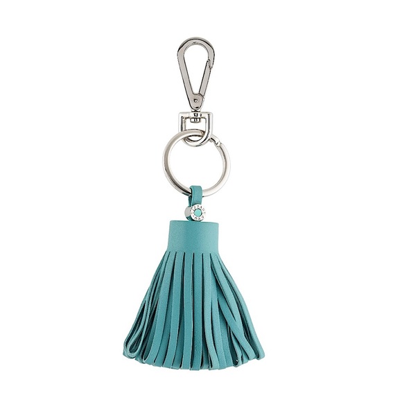 Tiffany & Co. Leather Tassel Keychain - Picture 2 of 5
